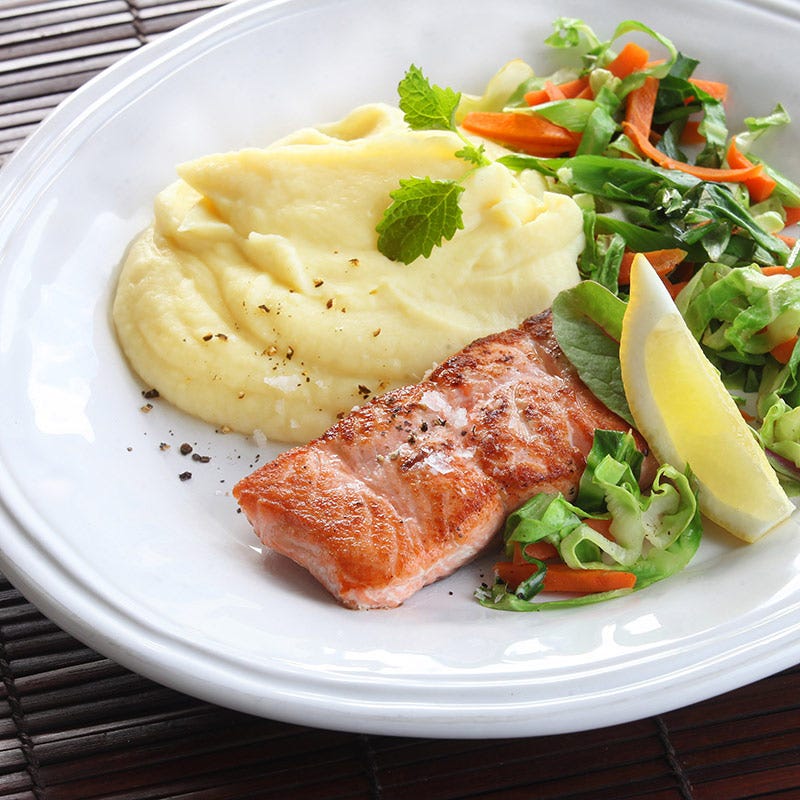 Foto av Lax med wasabimos och kålsallad från WW ViktVäktarna