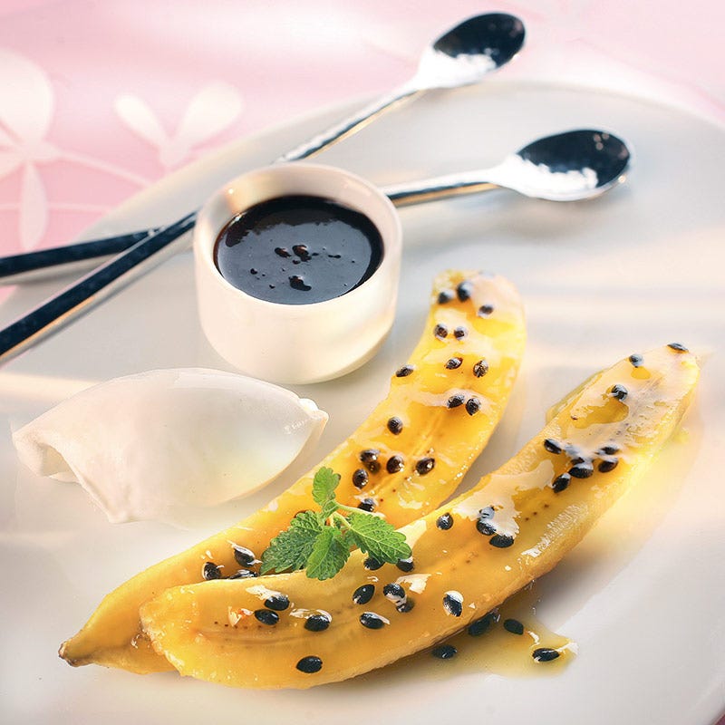 Foto av Banan med passionsglace från WW ViktVäktarna