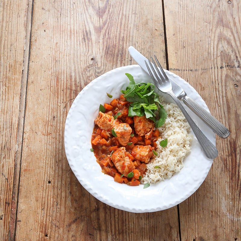 Foto av Kryddstark laxgryta med ris från WW ViktVäktarna