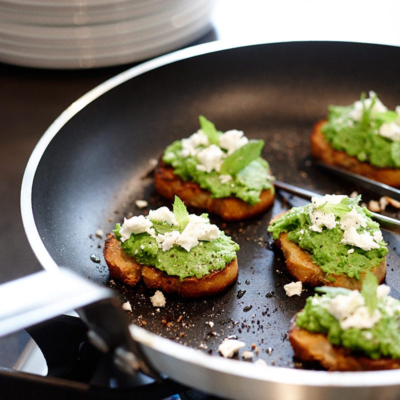 Foto av Bruschetta med grön ärtröra från WW ViktVäktarna
