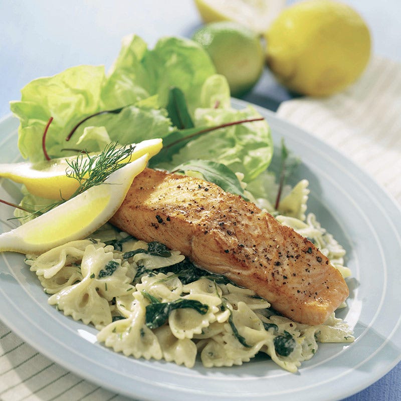 Foto av Lax och pasta från WW ViktVäktarna
