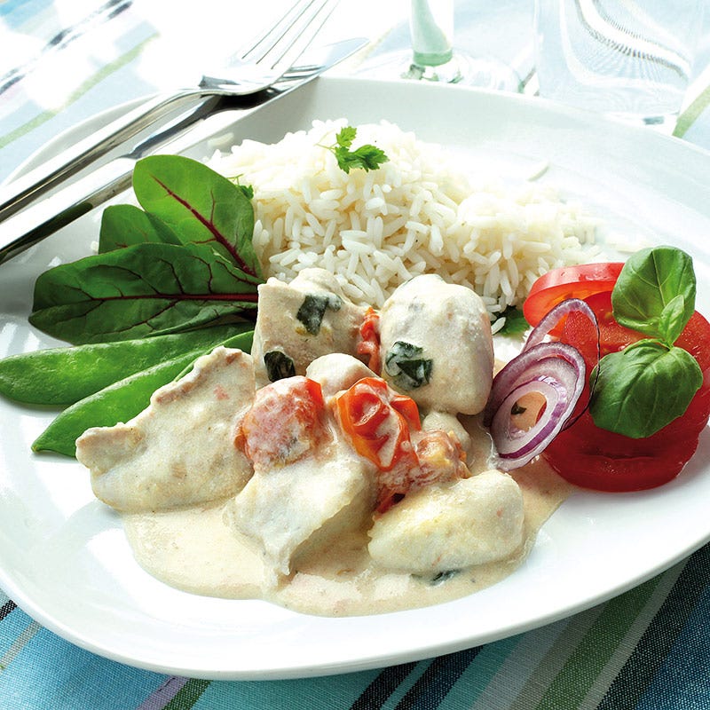 Foto av Kycklingfilé i basilikasås från WW ViktVäktarna