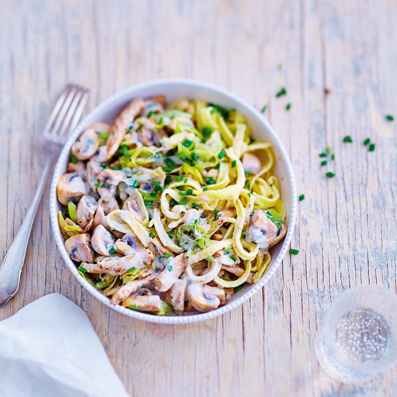 Foto av Pasta med skinkschnitzel från WW ViktVäktarna