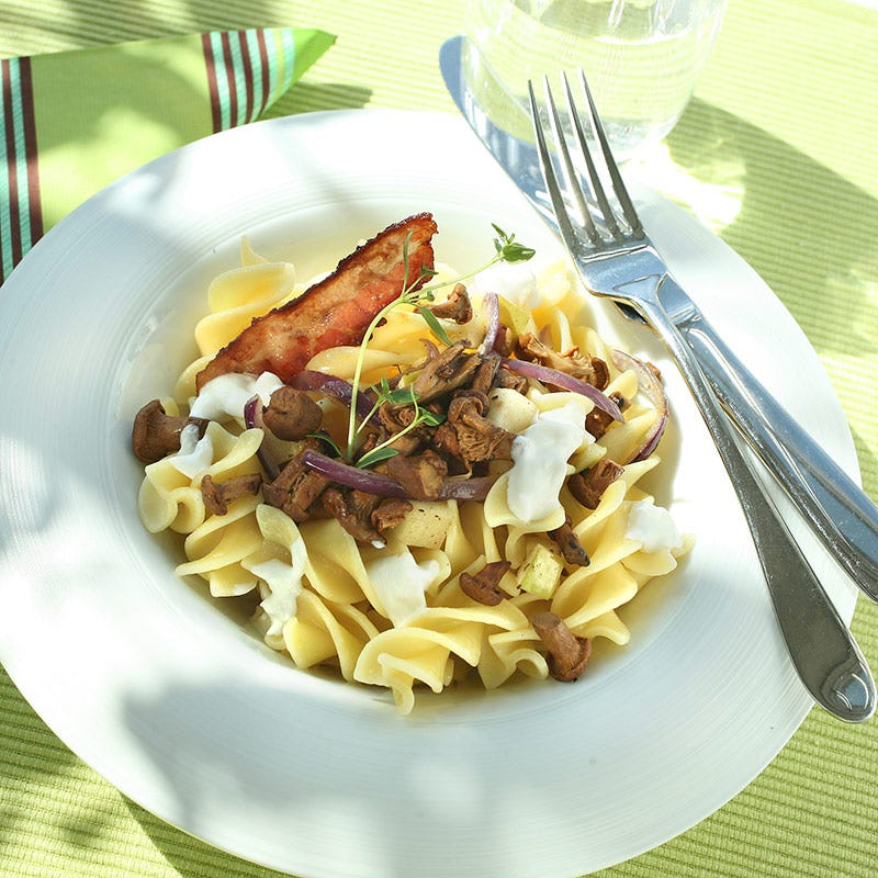 Foto av Kantarell- och baconpasta från WW ViktVäktarna