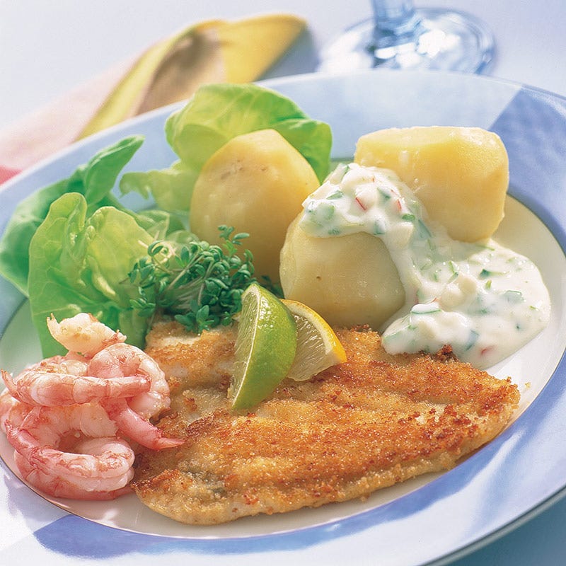 Foto av Rödspätta med räkröra från WW ViktVäktarna