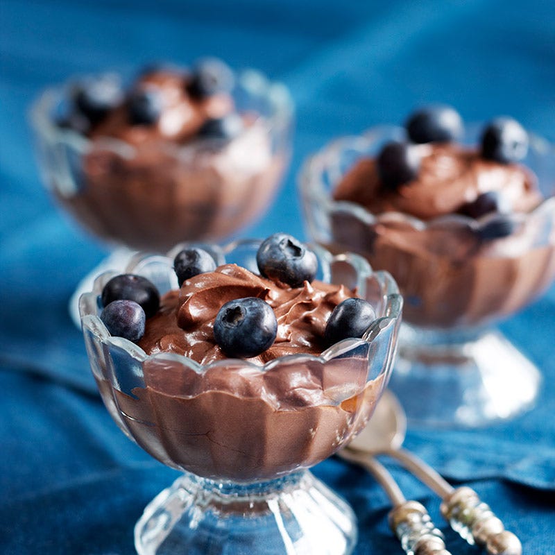 Foto av Chokladyoghurt med blåbär från WW ViktVäktarna