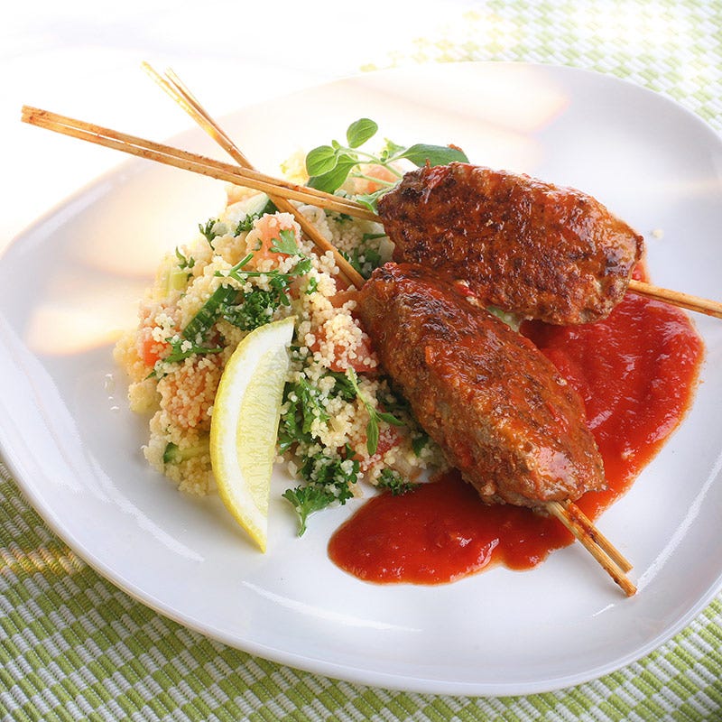 Foto av Ört och couscoussallad med tomatspett från WW ViktVäktarna