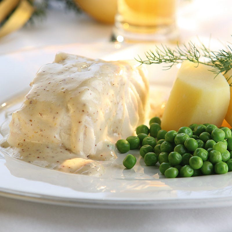 Foto av Lutfisk med skånsk senapssås från WW ViktVäktarna