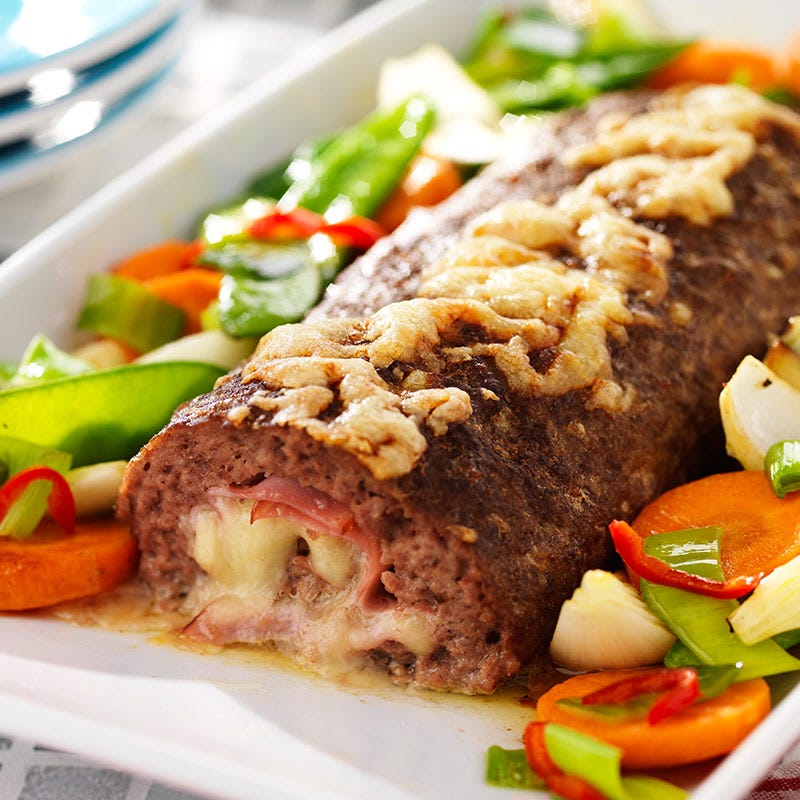 Foto av Köttfärsrulle med ost och skinka från WW ViktVäktarna