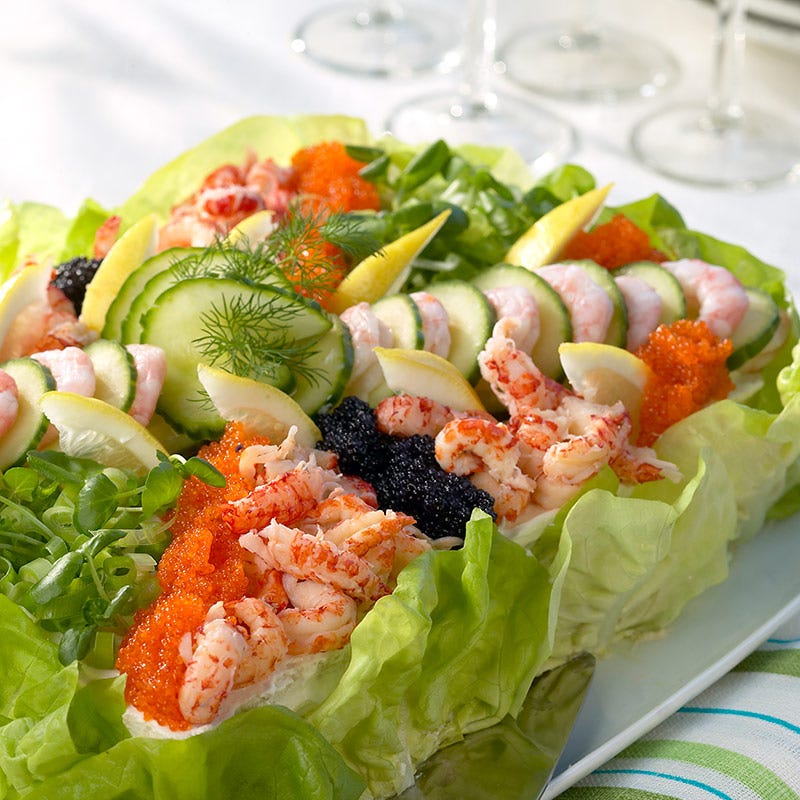 Foto av Skaldjurssmörgåstårta från WW ViktVäktarna