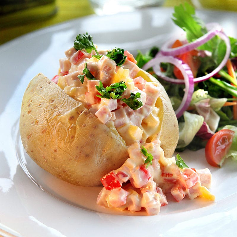 Foto av Bakad potatis med kasslerröra från WW ViktVäktarna