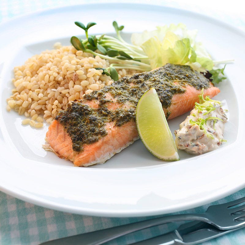 Foto av Pestobakad lax från WW ViktVäktarna