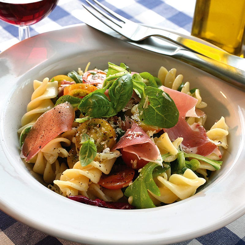 Foto av Varm pastasallad med lufttorkad skinka från WW ViktVäktarna