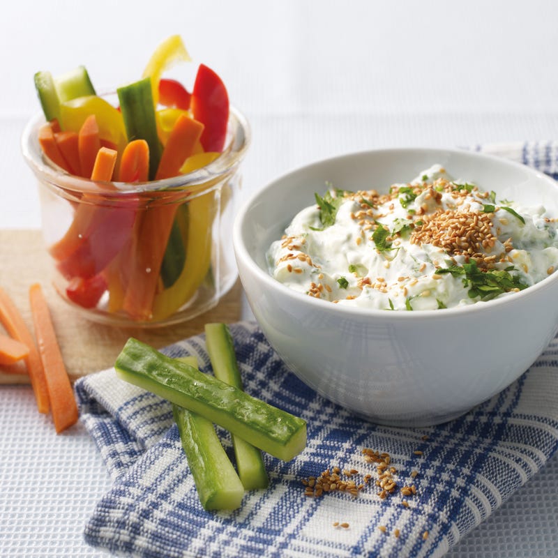 Foto av Grönsaksstavar med örtcrème från WW ViktVäktarna