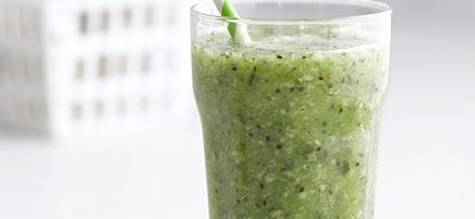 Smoothie med kiwi och gurka