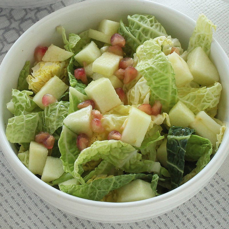 Foto av Kålsallad med äpple och granatäpple från WW ViktVäktarna