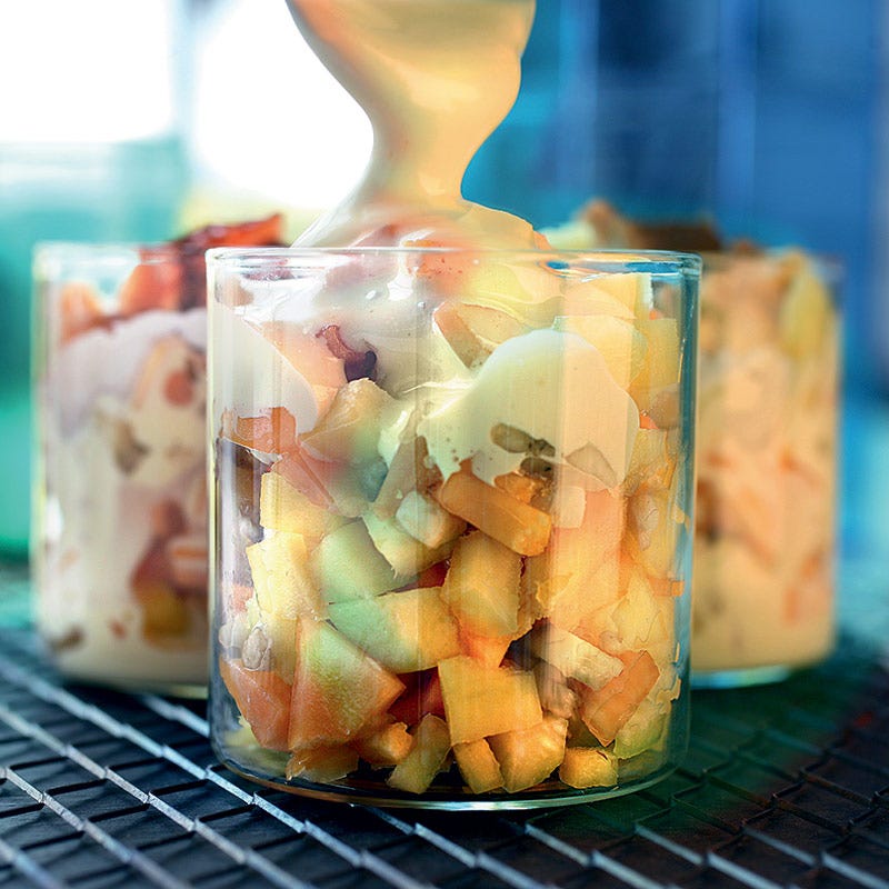 Foto av Frukt med skummig topping från WW ViktVäktarna