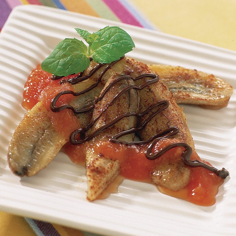 Foto av Grillade bananer med mangosås från WW ViktVäktarna