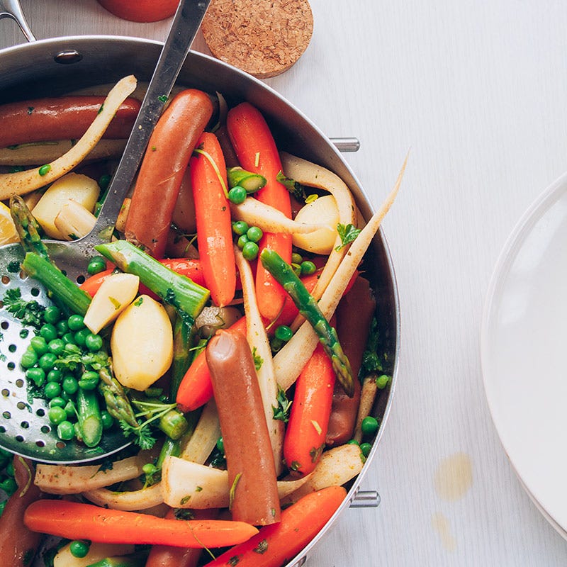 Foto av Wienerkorv med ciderkokta primörer från WW ViktVäktarna