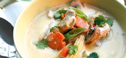 Asiatisk kycklingsoppa