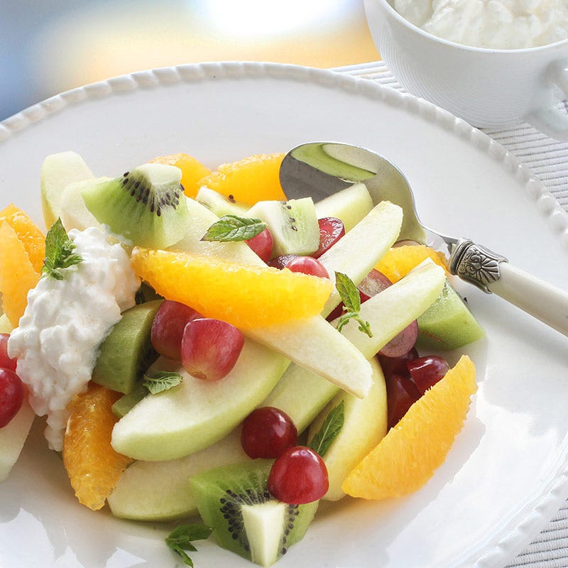 Foto av Fruktsallad med cottage cheese från WW ViktVäktarna