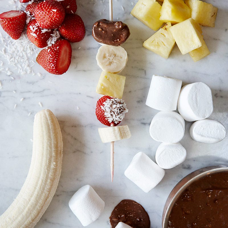 Foto av Frukt- och marshmallowsspett från WW ViktVäktarna