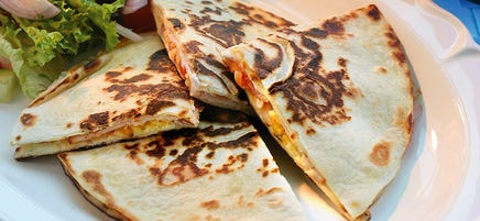 Quesadillas med kalkon