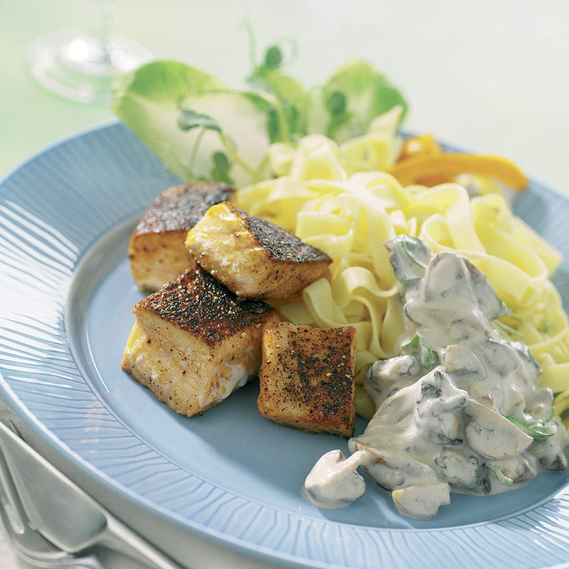 Foto av Halstrad laxfilé med svamppasta från WW ViktVäktarna