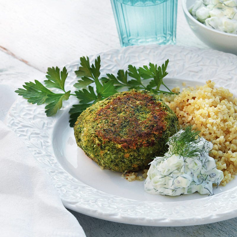 Foto av Kikärtsbiffar med dilltzatziki från WW ViktVäktarna