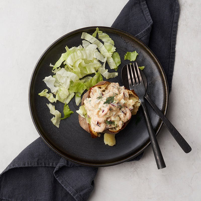 ViktVäktarna - Bakad potatis med räk- och romröra