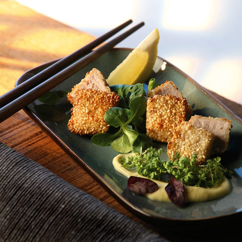 Foto av Sesamtonfisk med wasabidip från WW ViktVäktarna