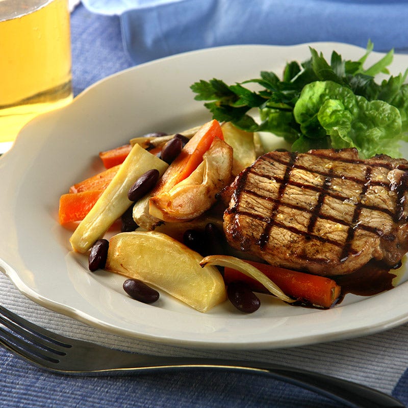 Foto av Kotlett med ugnsbakade rotfrukter från WW ViktVäktarna