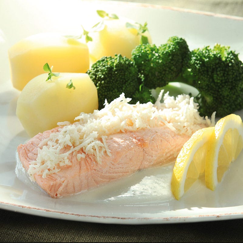 Foto av Kokt lax med pepparrotssås från WW ViktVäktarna