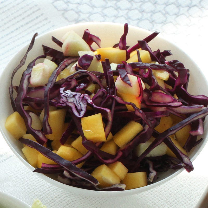 Foto av Rödkålsallad med mango från WW ViktVäktarna