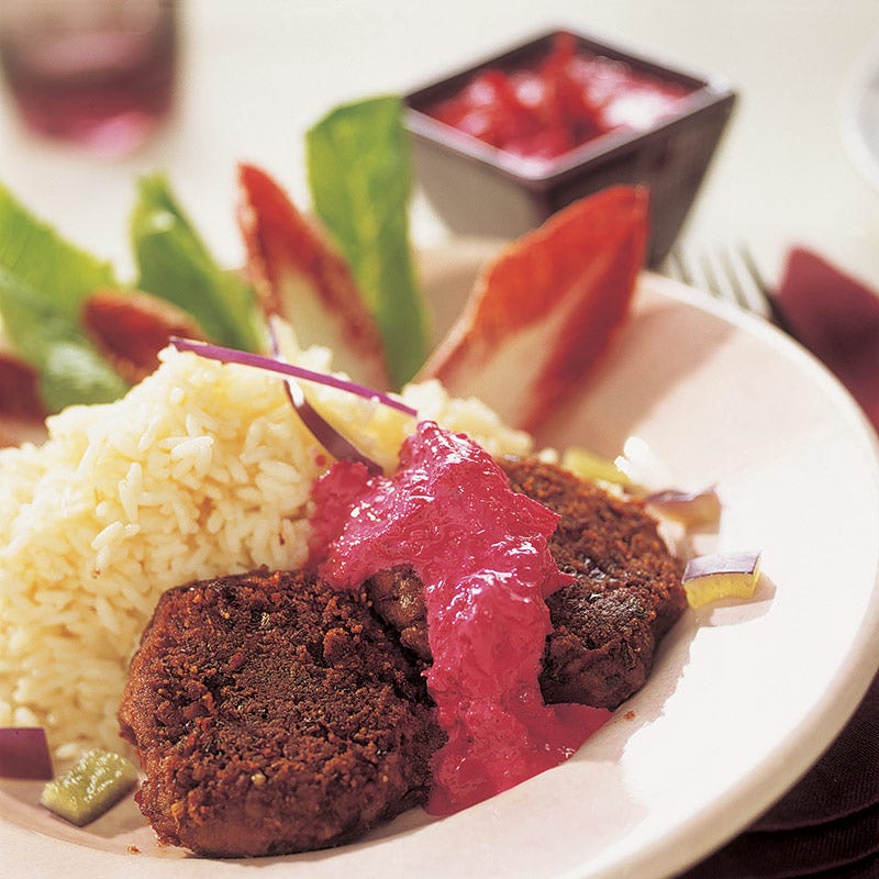 Foto av Vegoburgare med rödbetstzatziki från WW ViktVäktarna