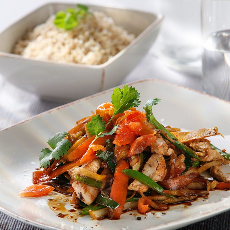 Foto av Kycklingwok med soltorkade tomater från WW ViktVäktarna