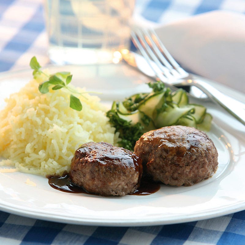 Foto av Hackebiff med pressgurka från WW ViktVäktarna