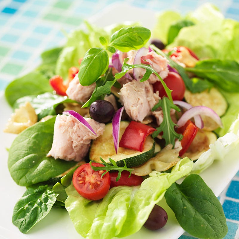 Foto av Medelhavssallad med pasta och tonfisk från WW ViktVäktarna