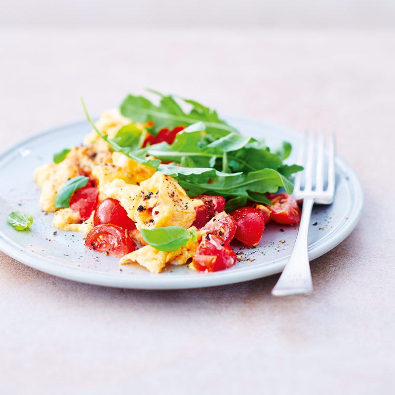 Foto av Äggröra med tomat och ruccola från WW ViktVäktarna