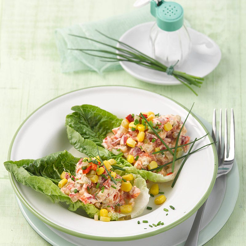 Foto av Kräftröra på sallad från WW ViktVäktarna