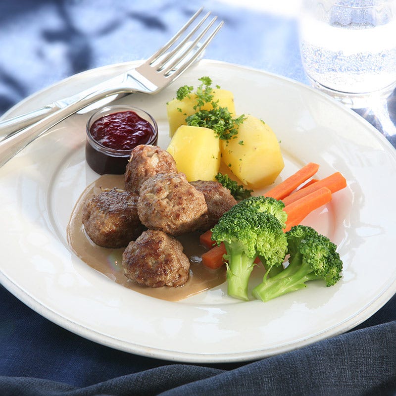 Foto av Älgfärsköttbullar med sås och potatis från WW ViktVäktarna