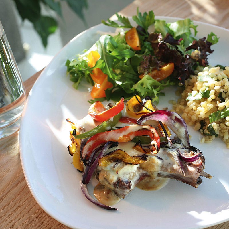 Foto av Paprikakotletter i chèvre från WW ViktVäktarna