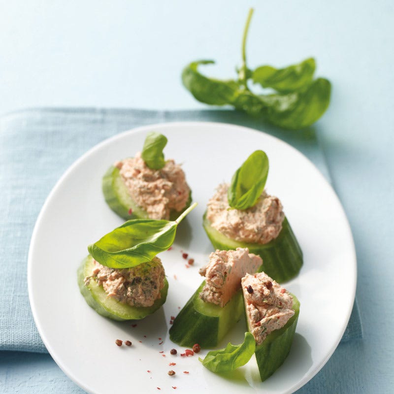 Foto av Gurkstubbar med paprikacréme från WW ViktVäktarna