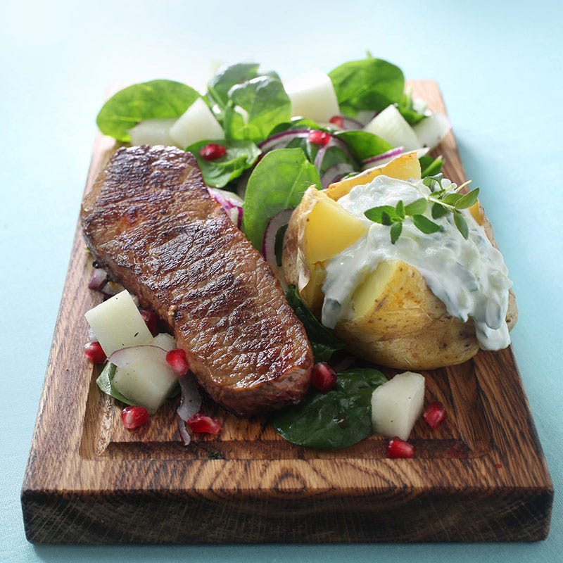 Foto av Ryggbiff med bakad potatis från WW ViktVäktarna