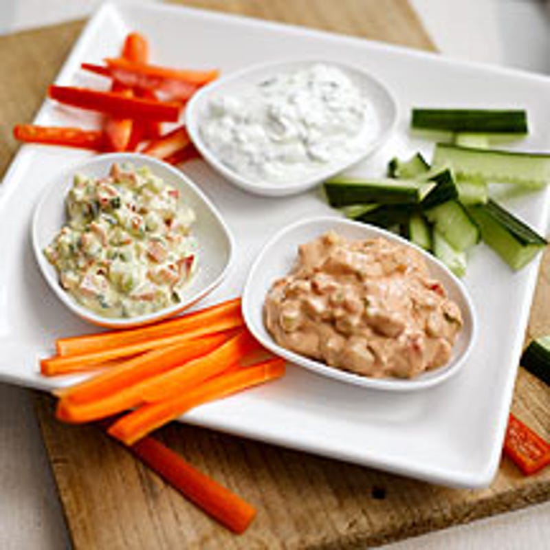 Foto van Trio van dipsauzen door WW