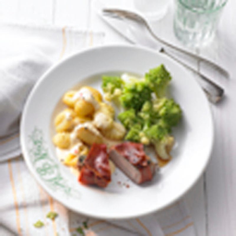 Foto van Medaillons omwikkeld met ham door WW