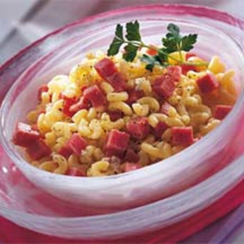 Foto van Macaroni met kruidenkaas en ham door WW