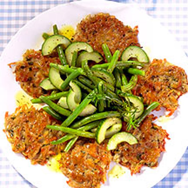 Foto van Rösti met zalm-kwarkdip door WW