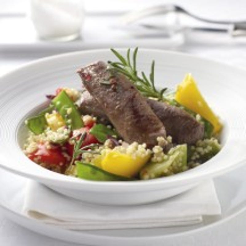 Foto van Uitmuntende lamsfilet met groentegierst door WW