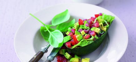 Gevulde avocado